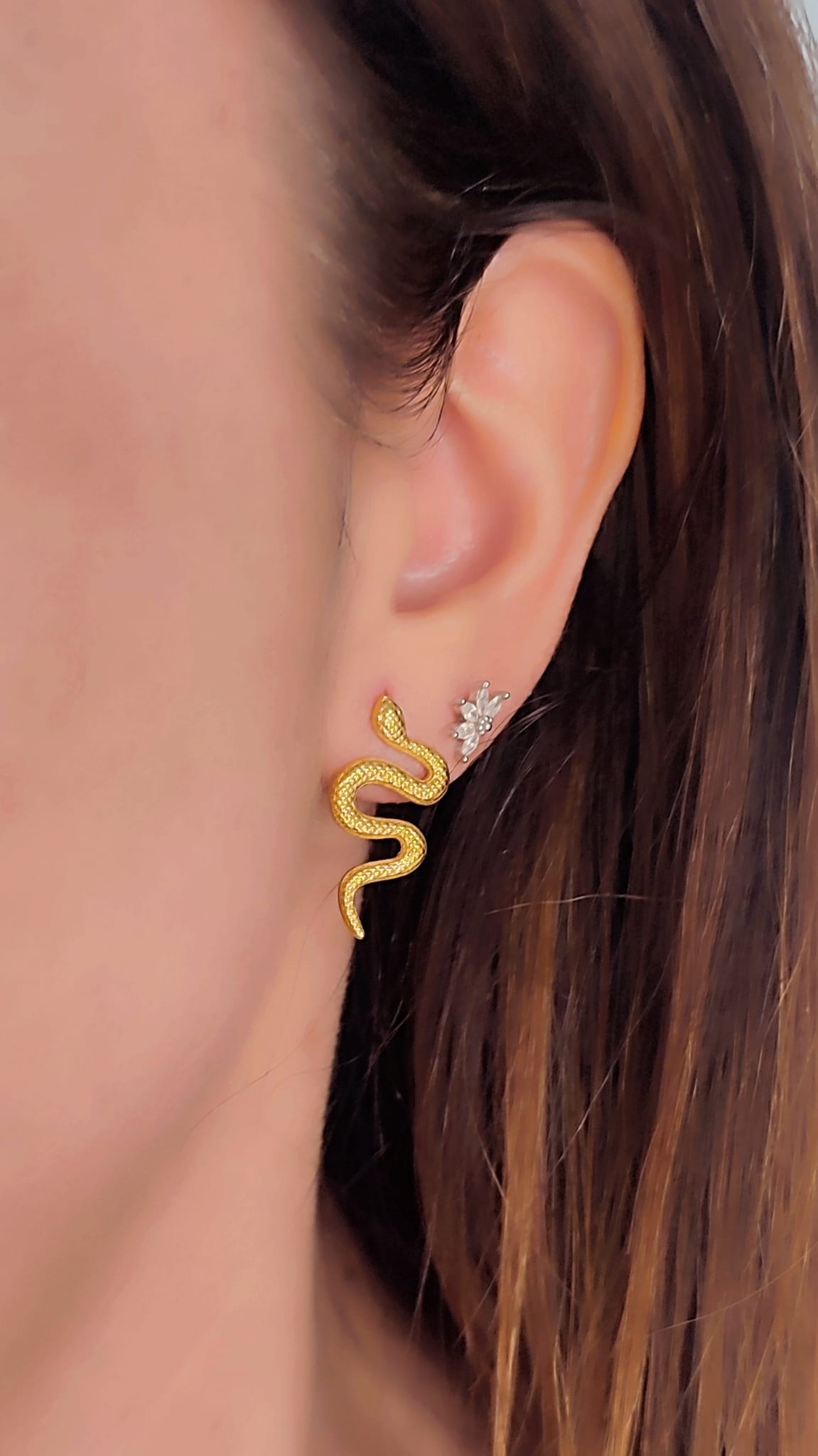 Pendientes Serpiente