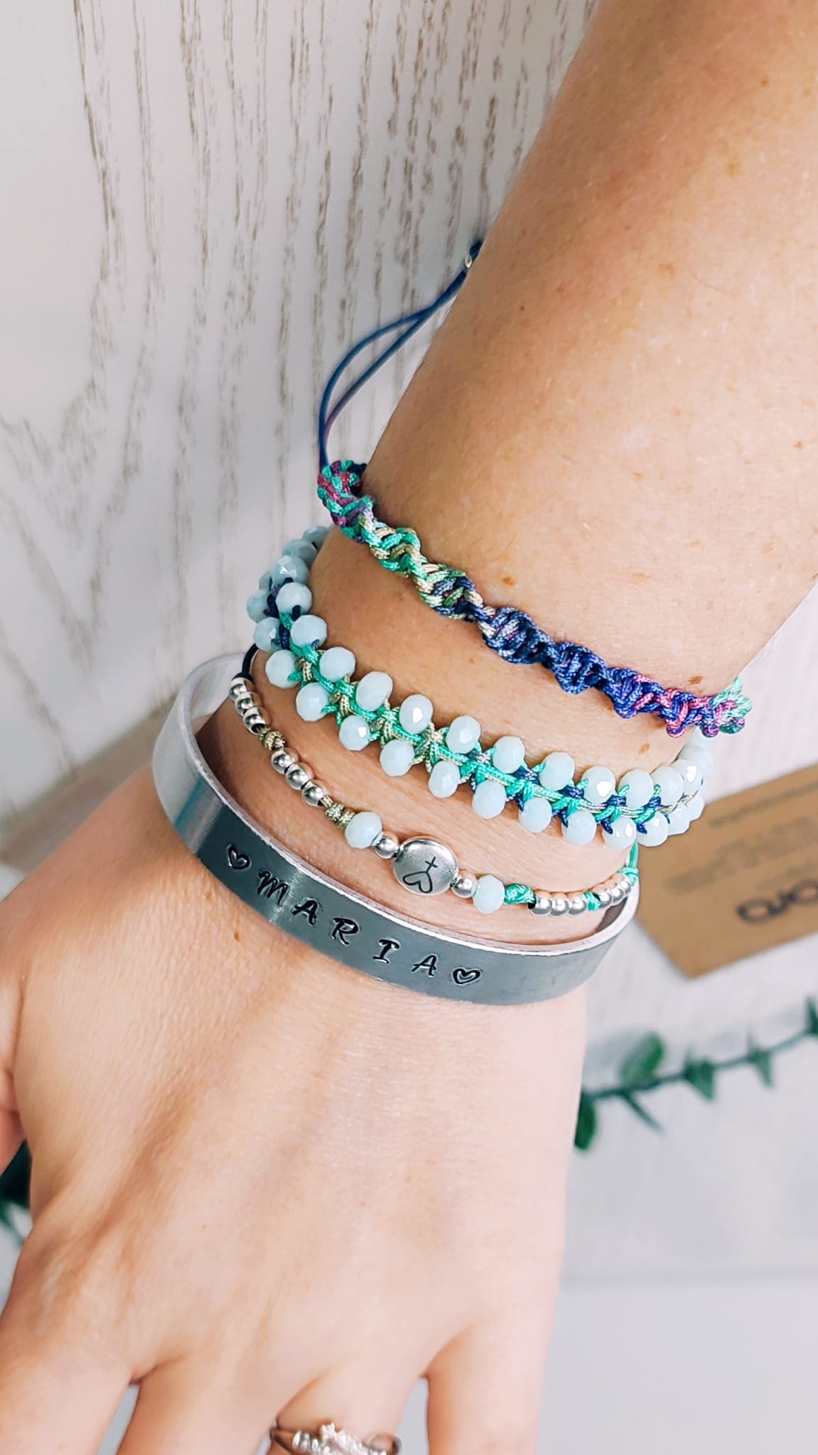 Pulsera hilo Iris Doble