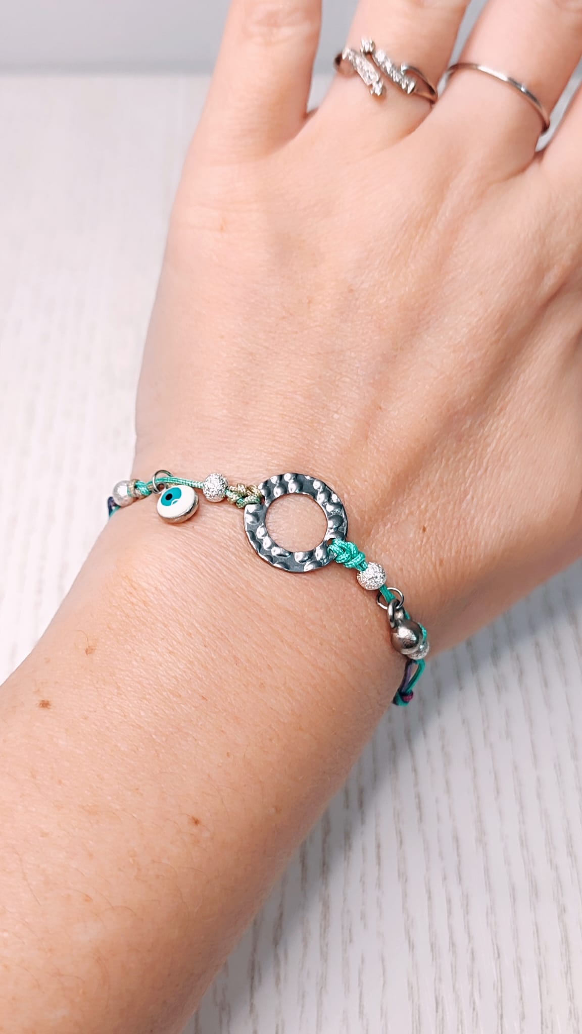 Pulsera hilo Iris Circulo