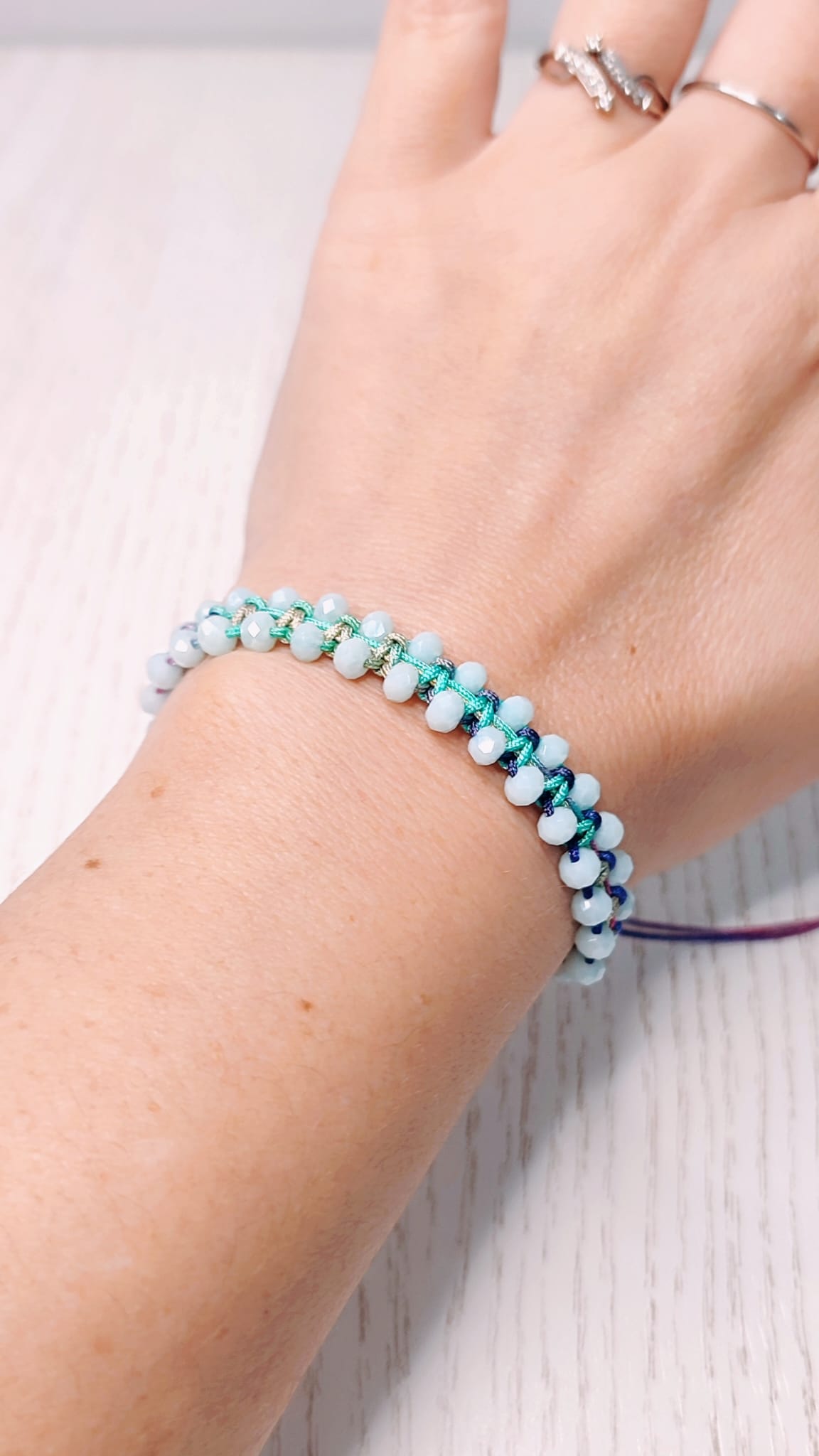 Pulsera hilo Iris Doble