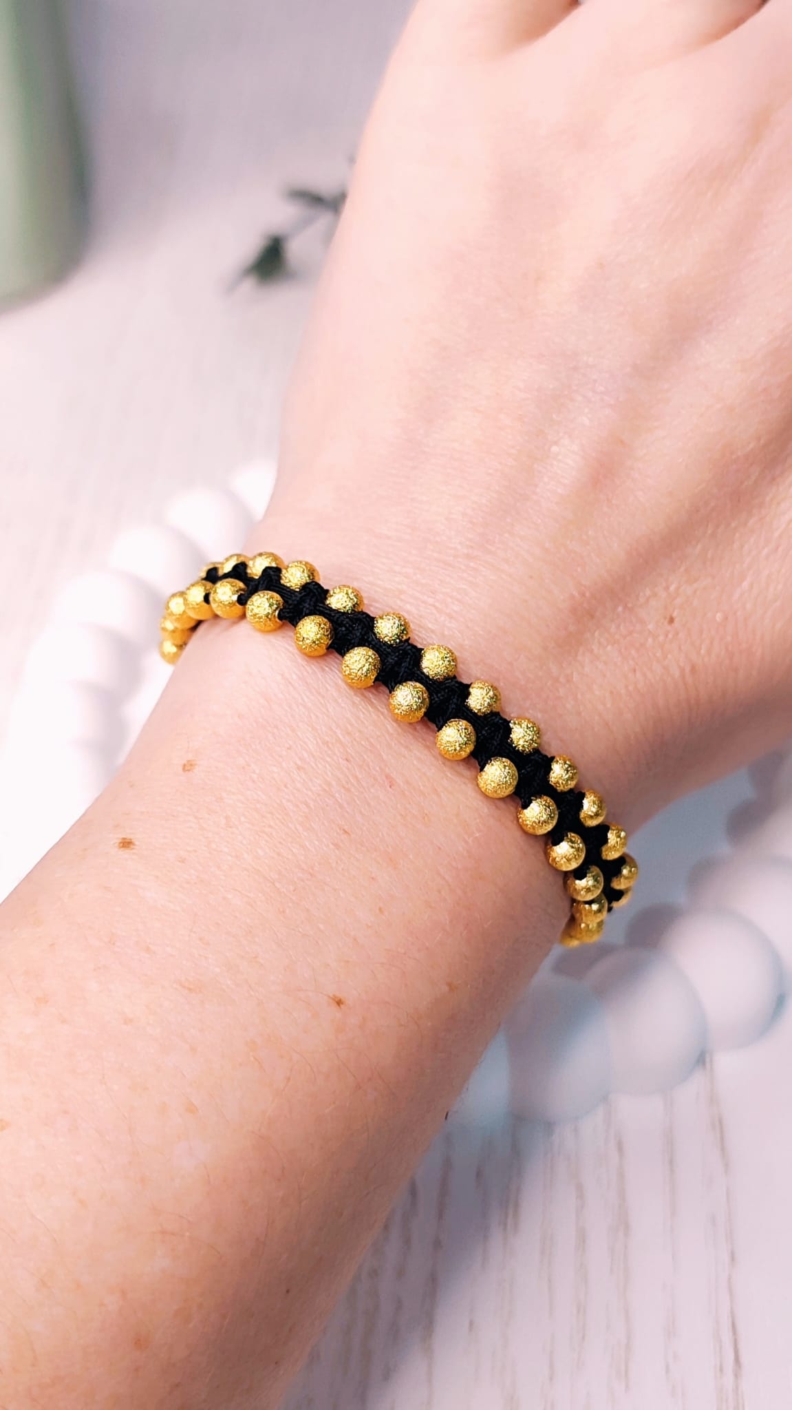 Pulsera hilo Azabache Doble