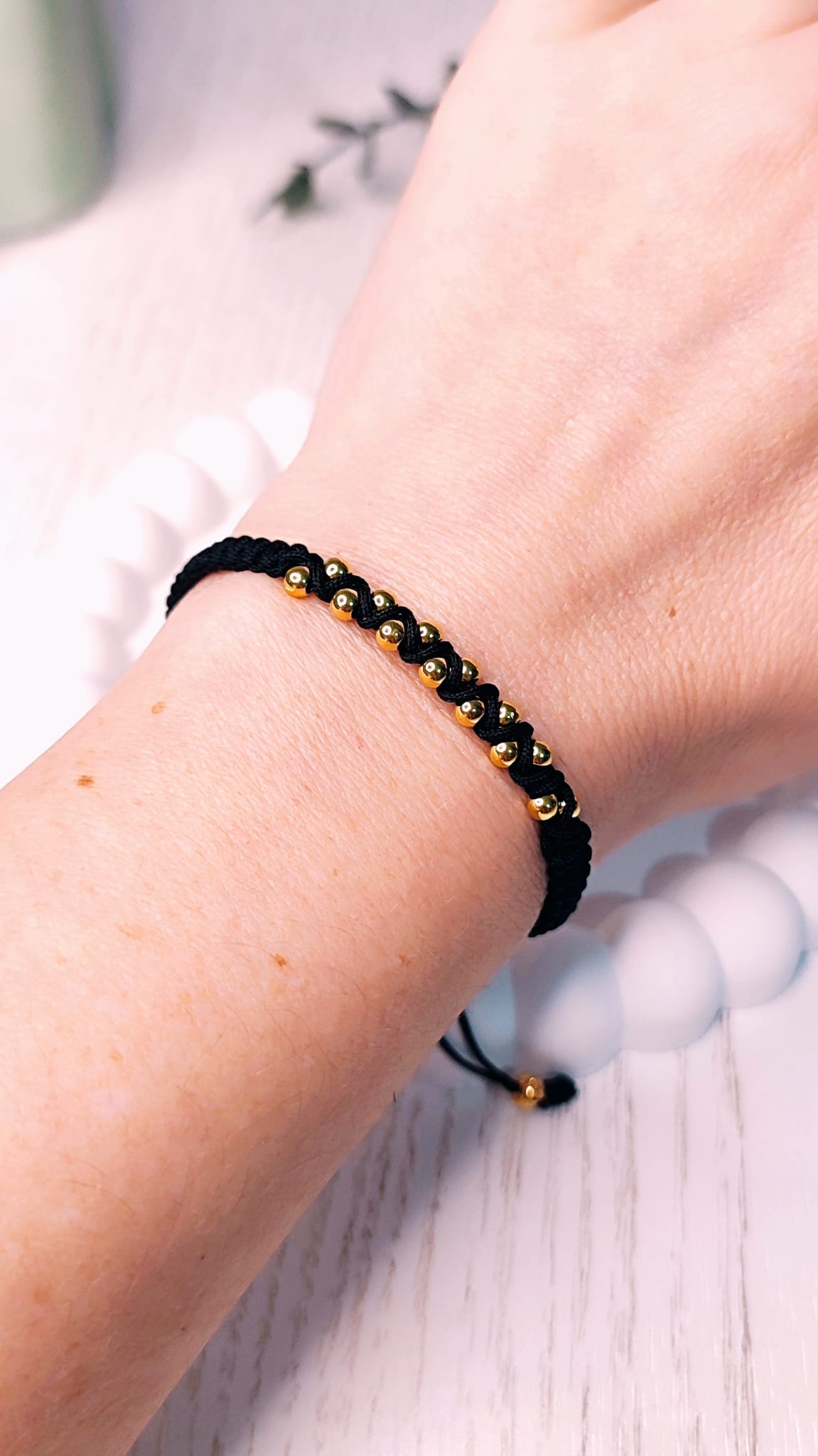 Pulsera hilo Azabache Trenza
