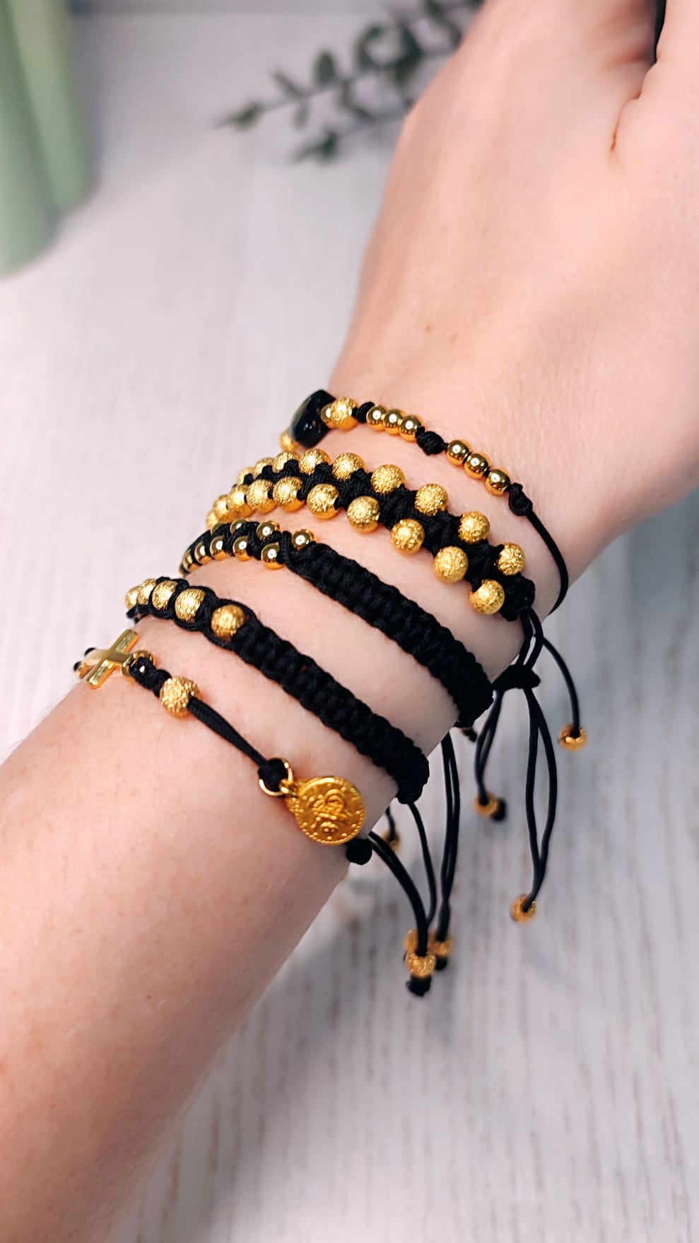 Pulsera hilo Azabache Pack 5