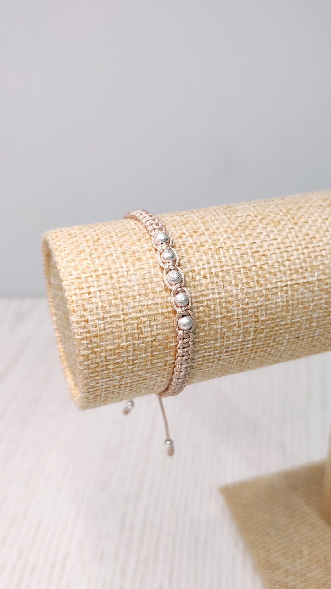 Pulsera hilo Plana Nude