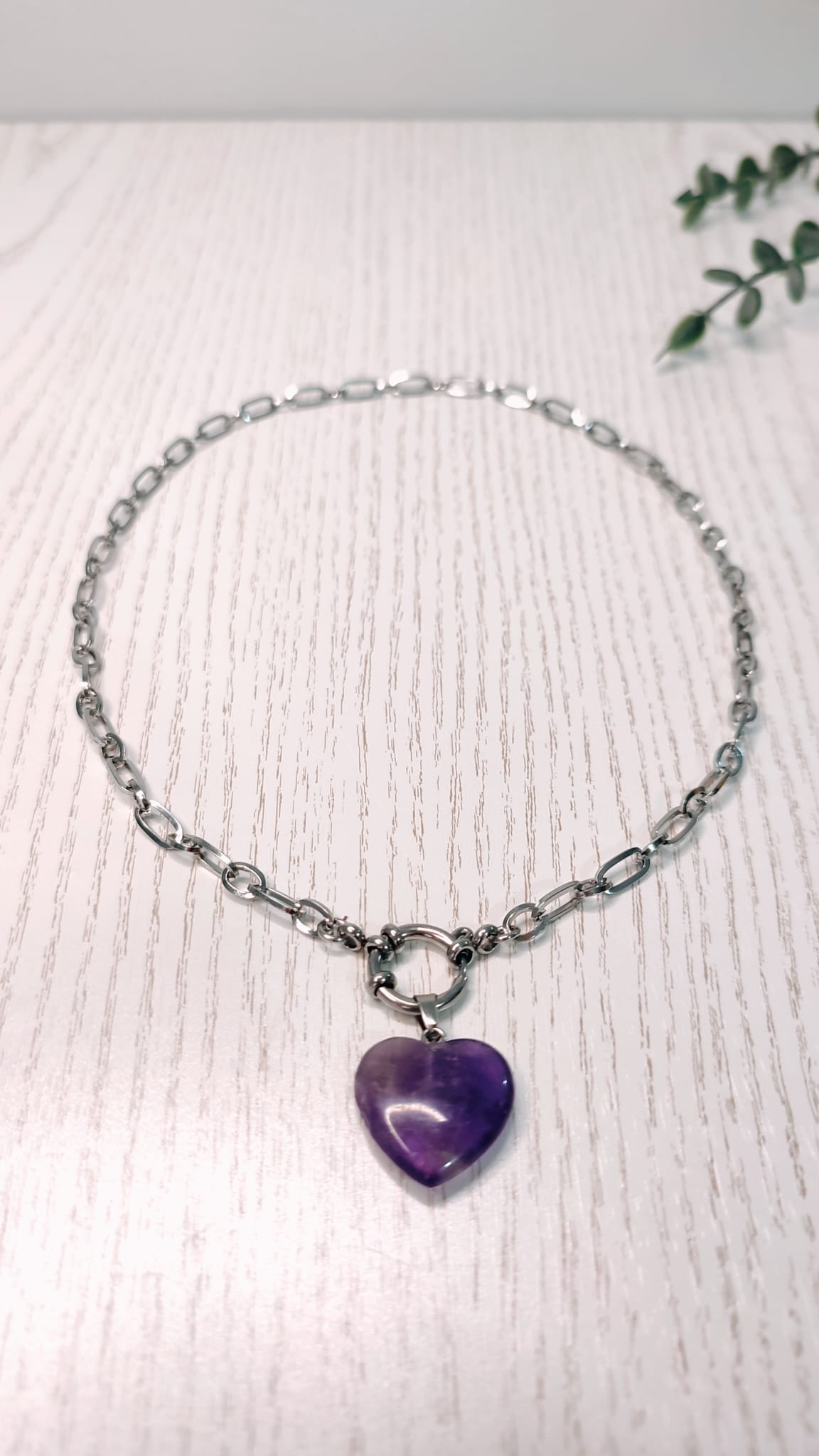 Collar Acero Purple