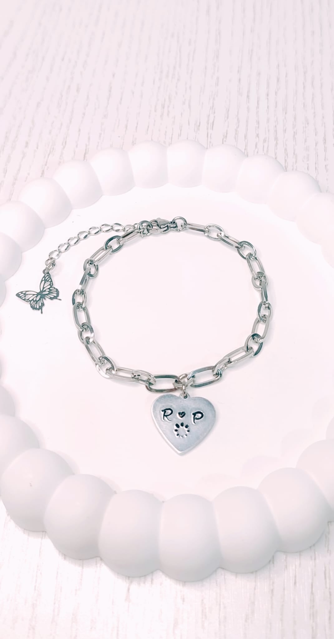 Pulsera Eslabones plateado