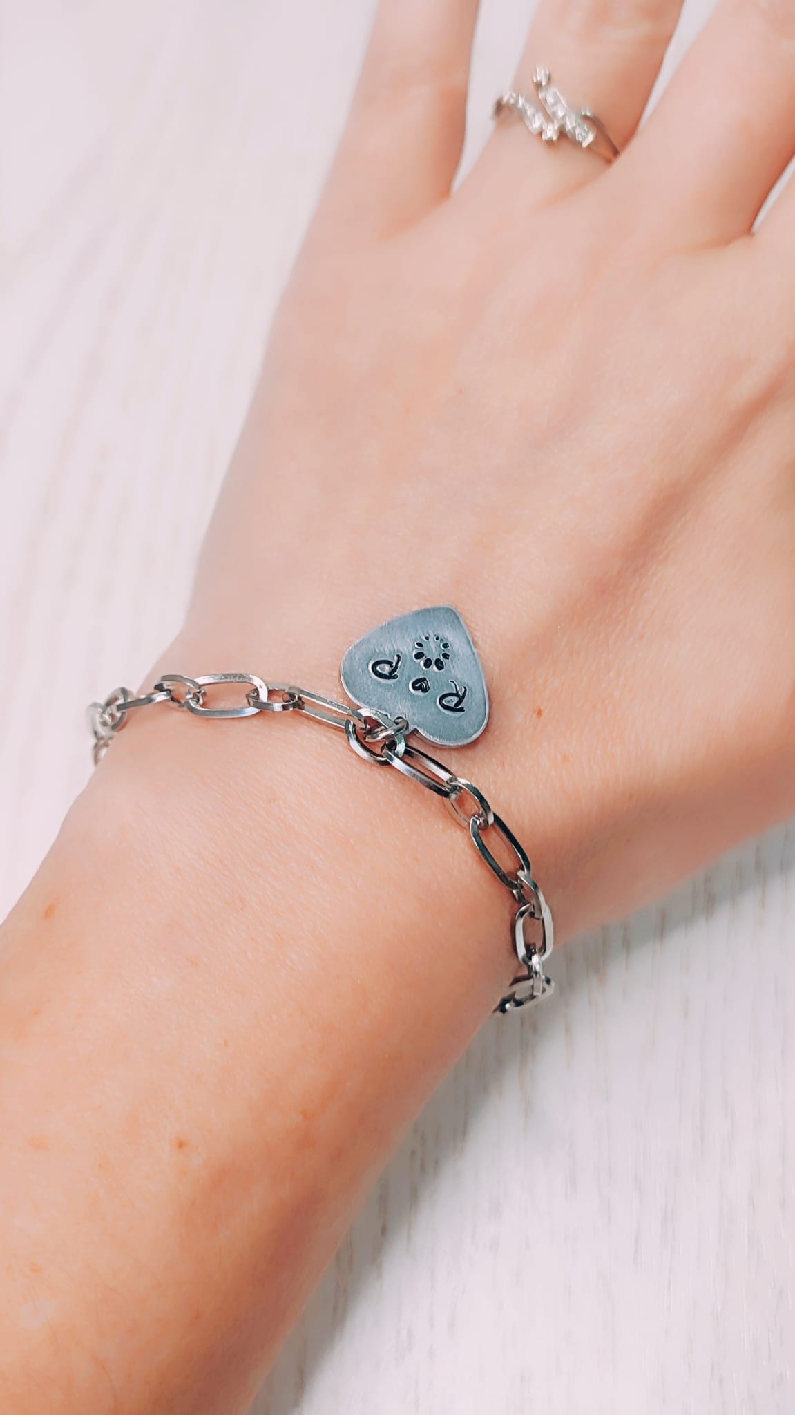 Pulsera Eslabones plateado