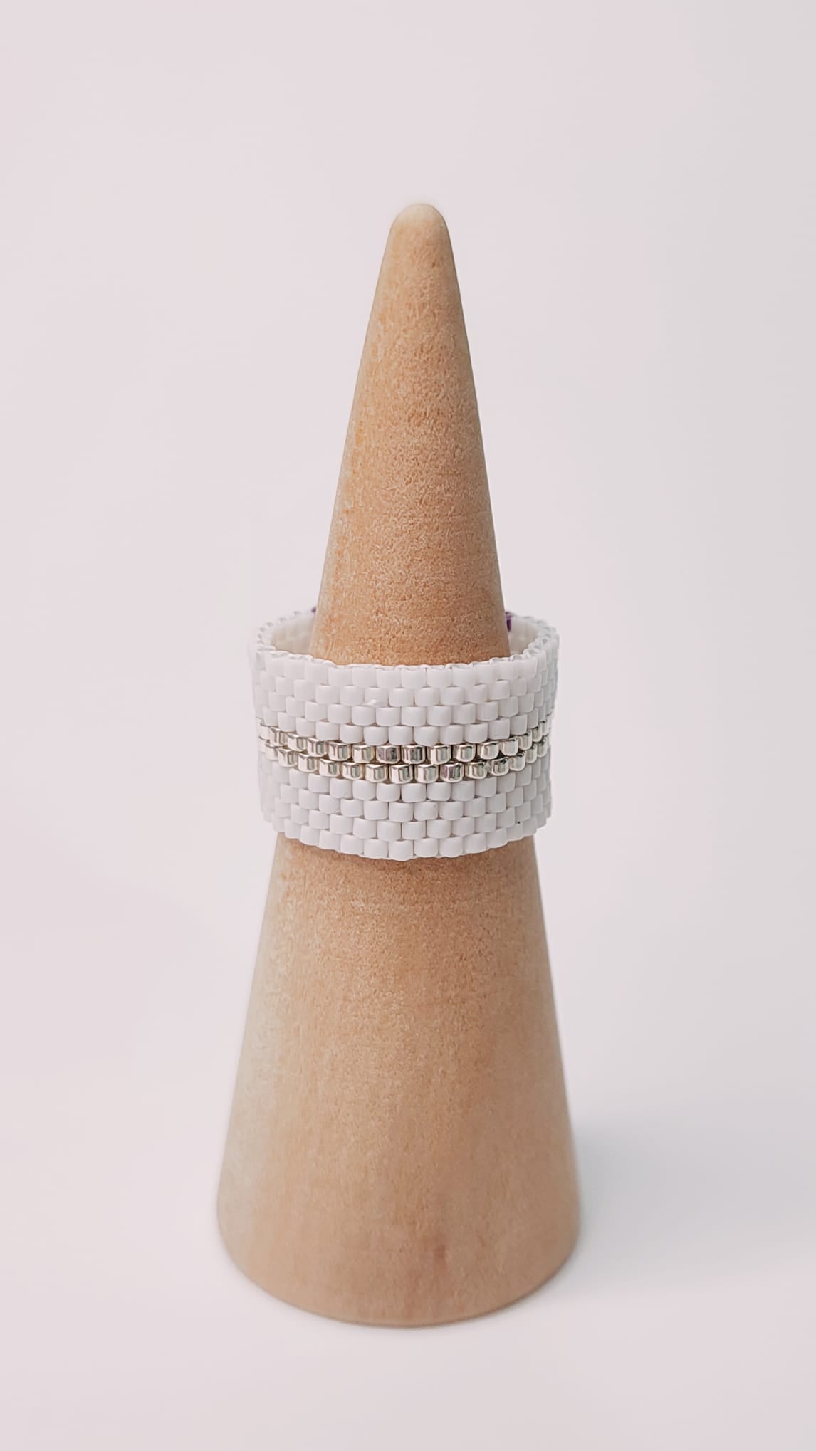 Anillo Miyuki Violeta