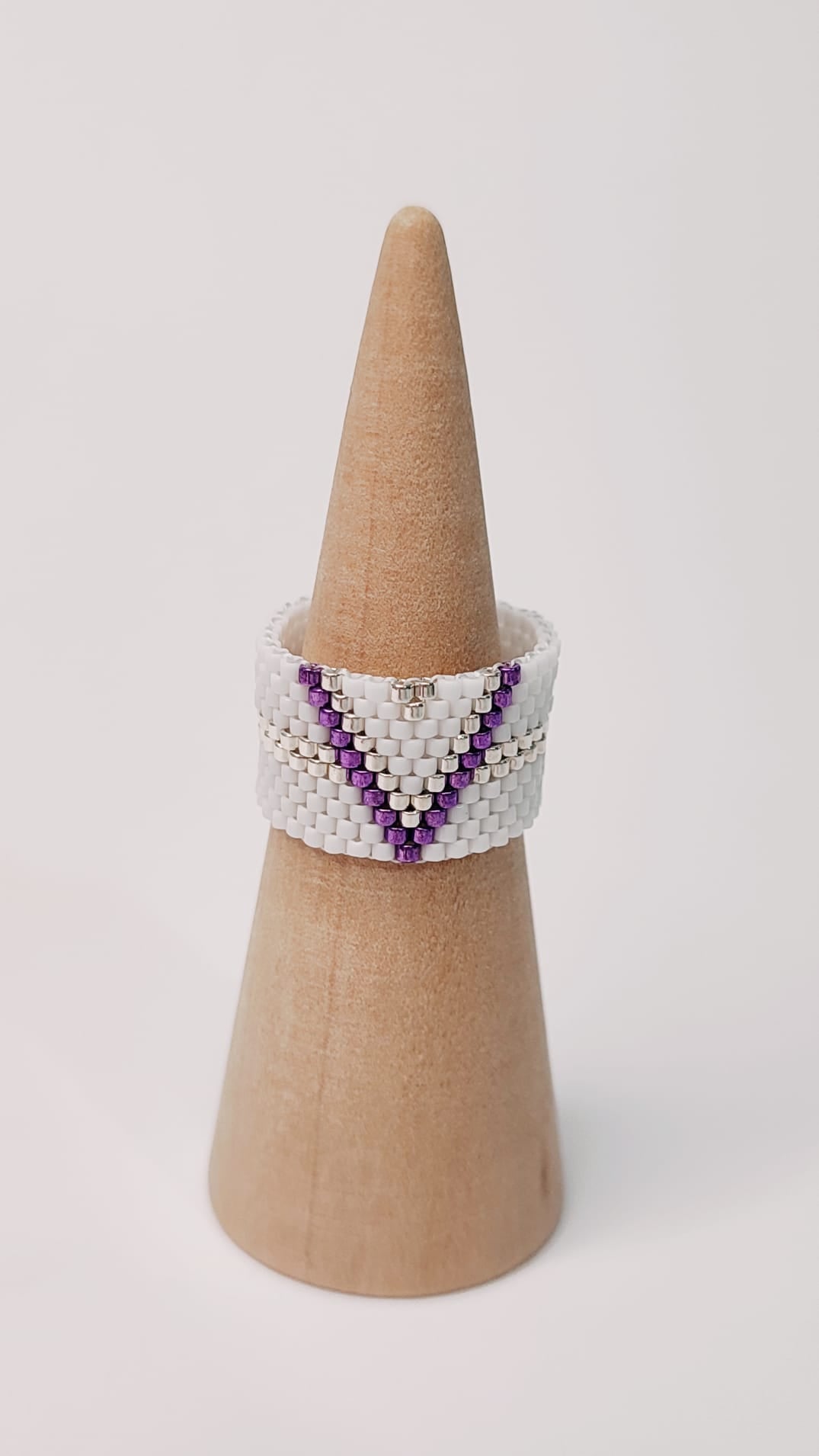 Anillo Miyuki Violeta