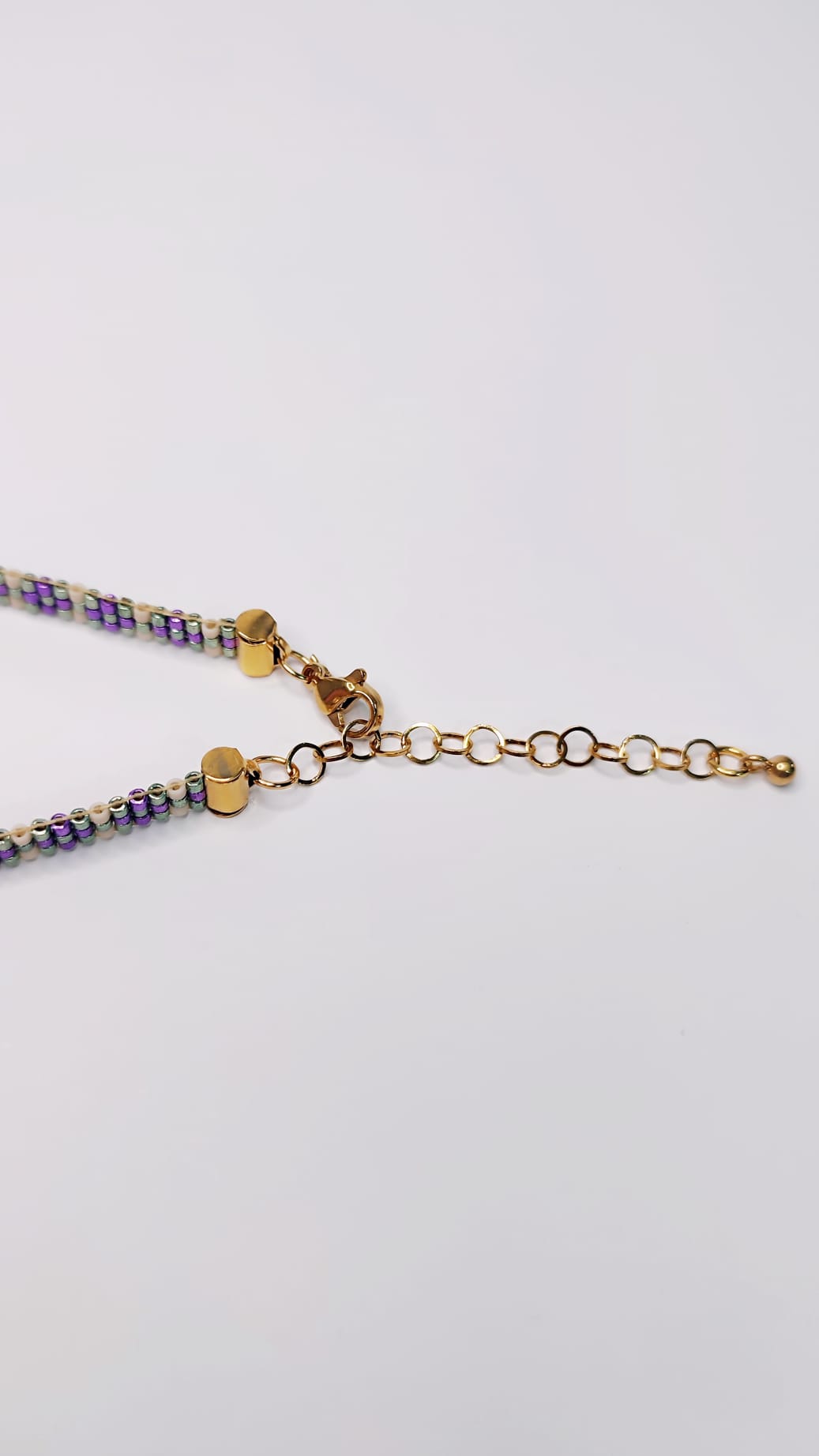Pulsera Violeta y Verde Slim