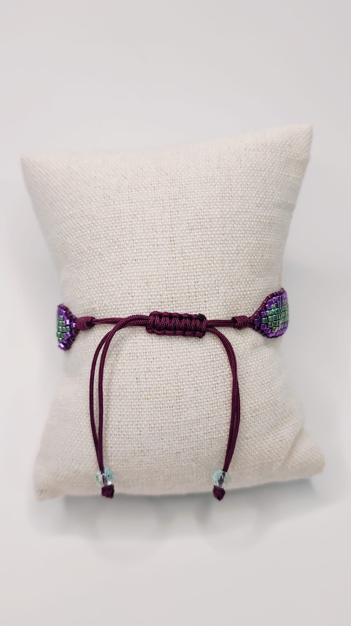 Pulsera Violeta y Verde