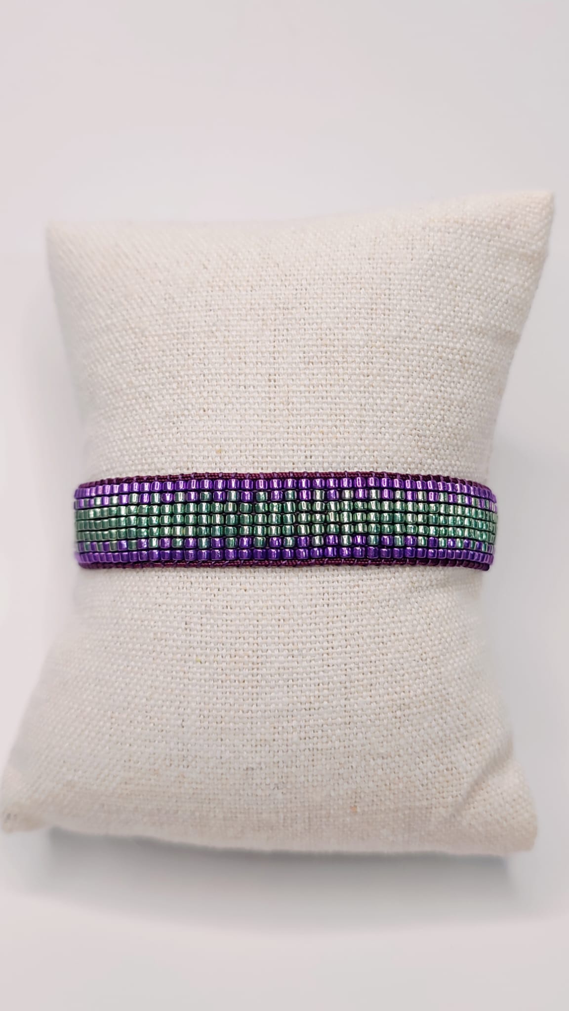 Pulsera Violeta y Verde