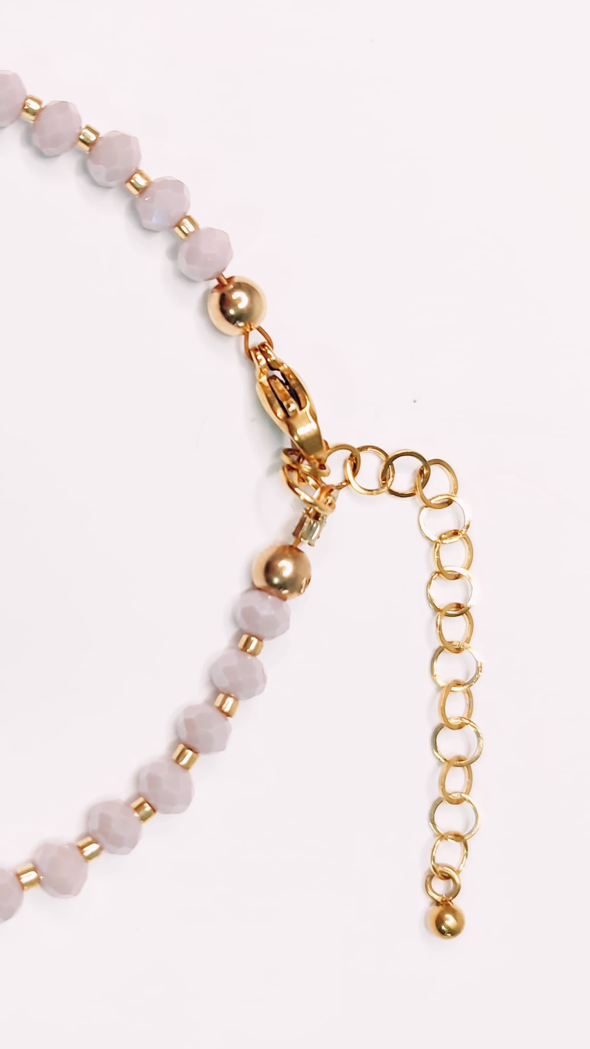 Pulsera Malva y Oro