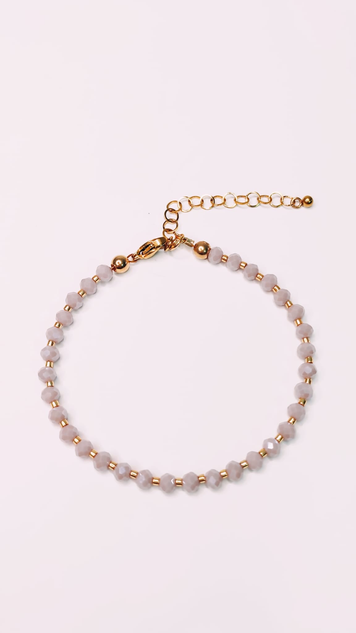 Pulsera Malva y Oro