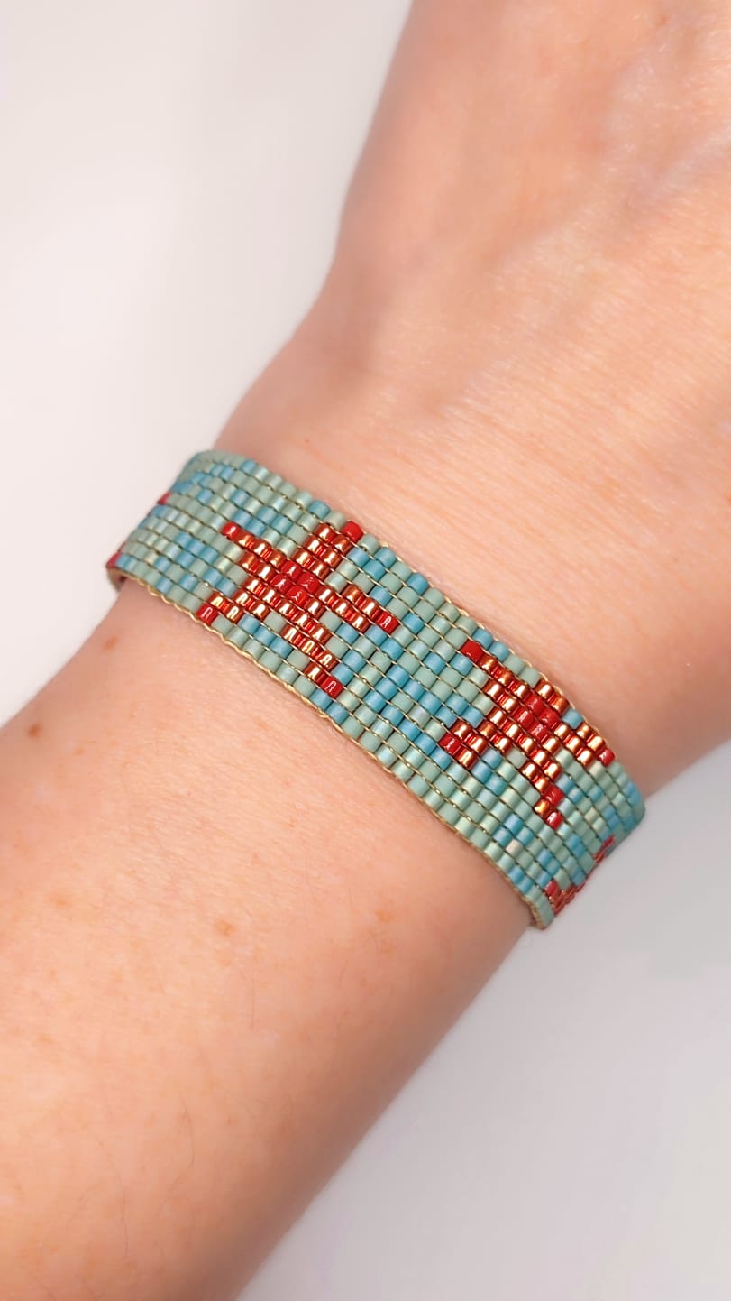 Pulsera Estrella de Mar Turquesa