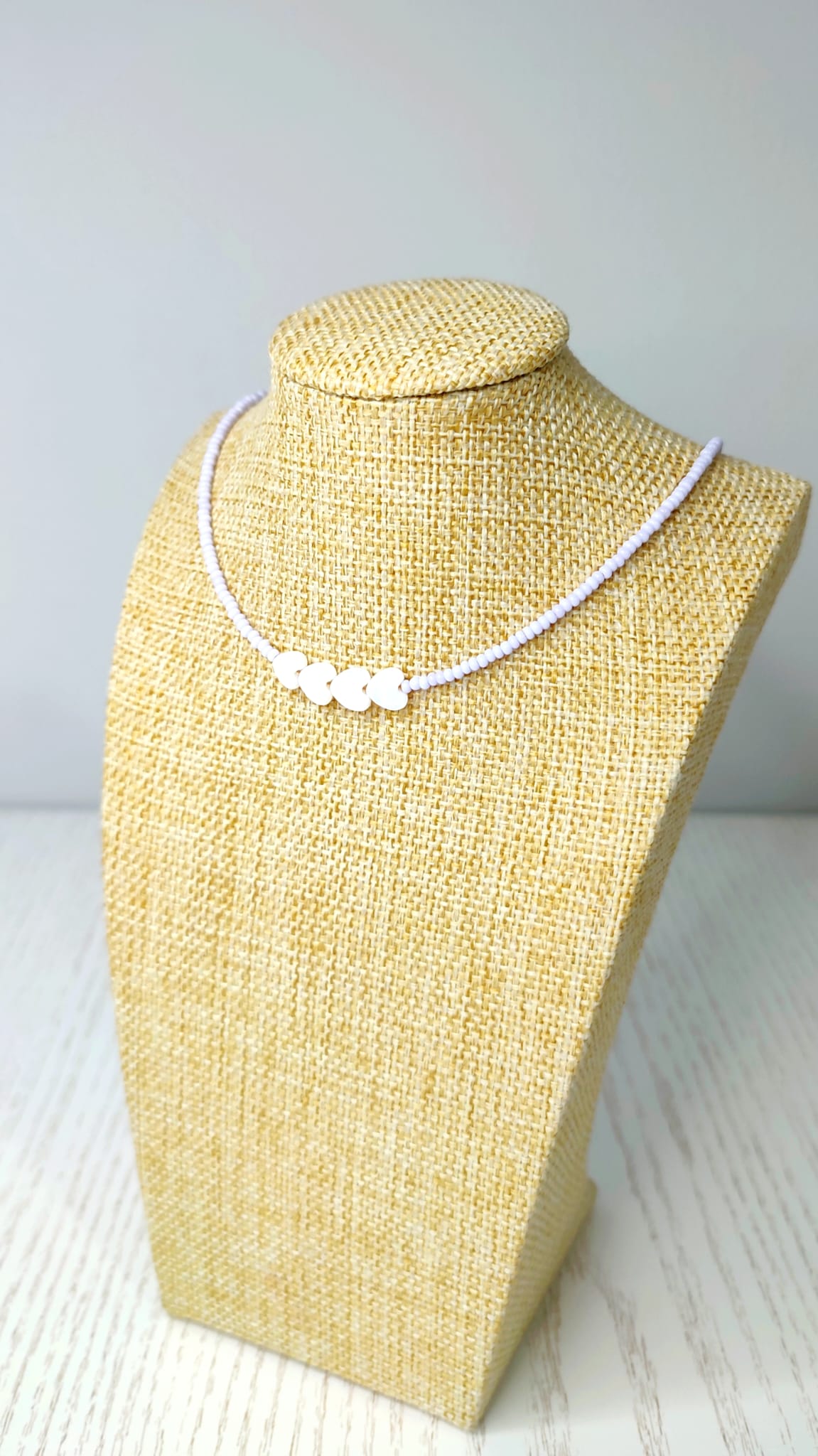 Collar Malva Corazones