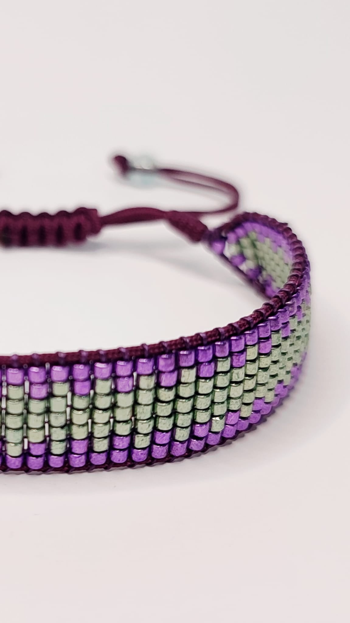 Pulsera Violeta y Verde