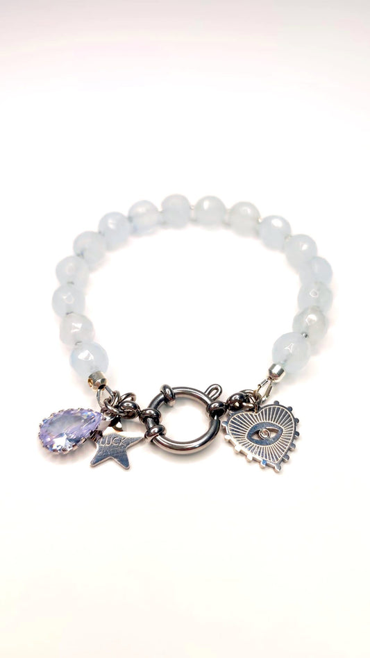 Pulsera Jade Azul