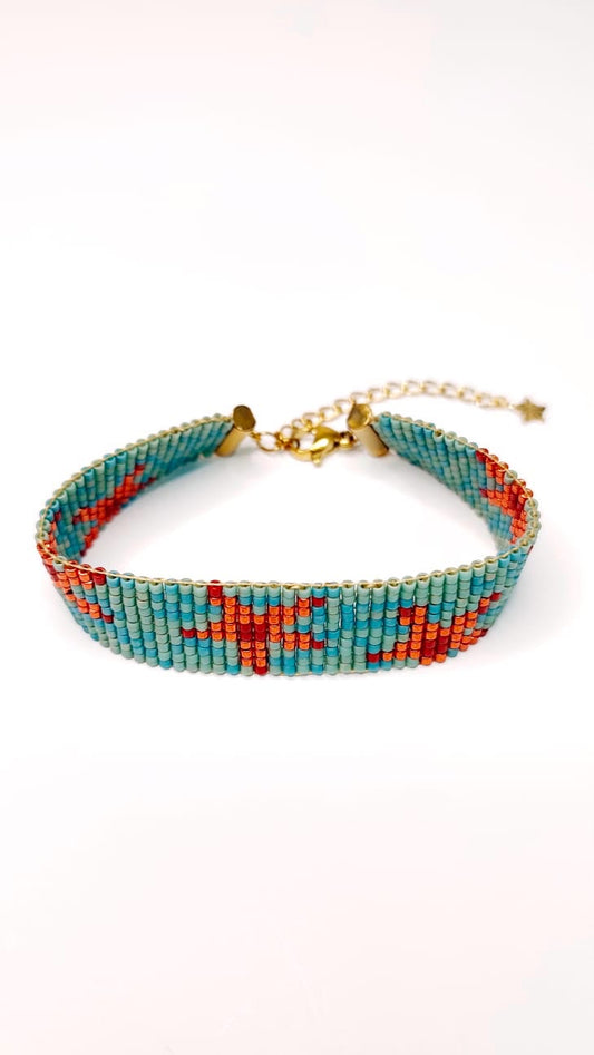 Pulsera Estrella de Mar Turquesa